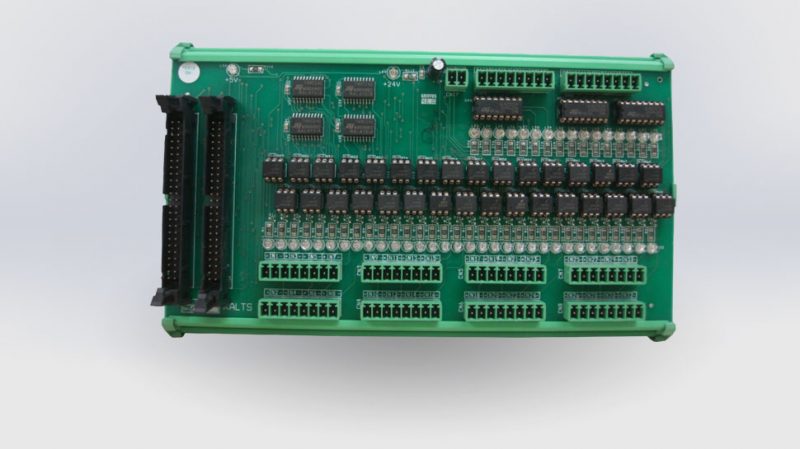 Placa I/O – 24VDC com Interface compatível com placa Advantech modelo 1730A.