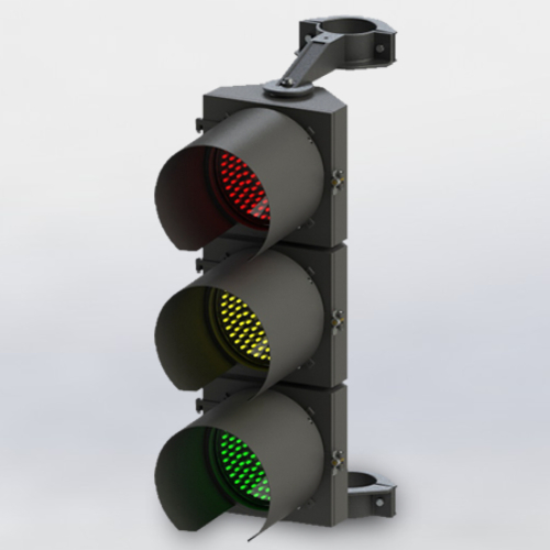 Semáforo de Trânsito 3x200mm – 120 LEDs